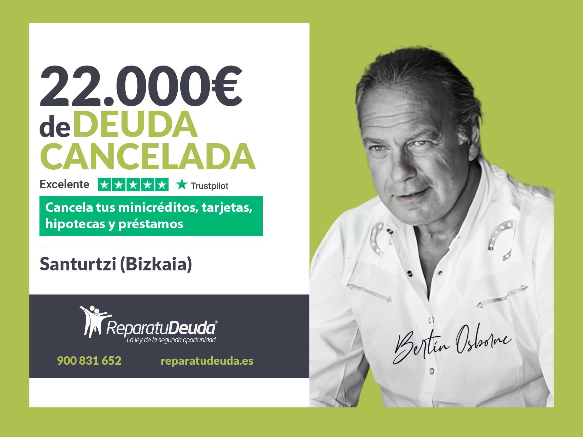 Repara tu Deuda Abogados cancela 22.000? en Santurtzi (Bizkaia) con la Ley de Segunda Oportunidad